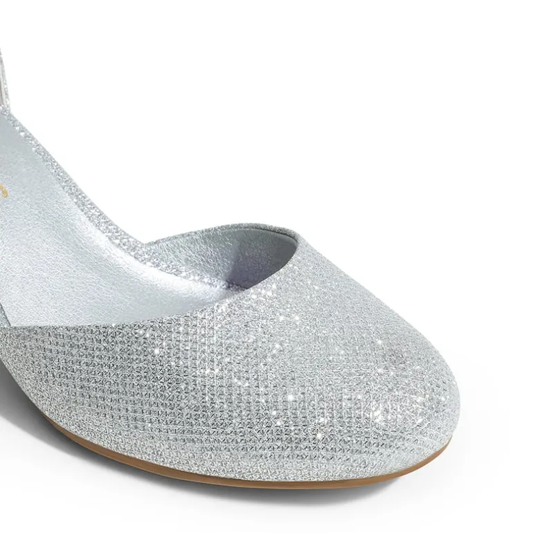 Women’s Round-Toe D’Orsay Block Heel Pumps