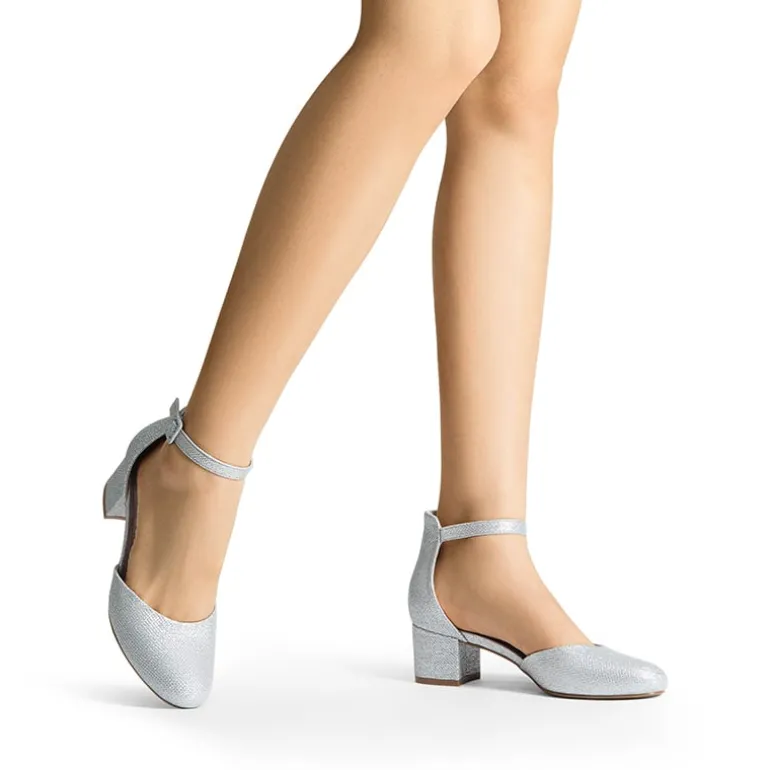 Women’s Round-Toe D’Orsay Block Heel Pumps