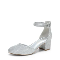 Women’s Round-Toe D’Orsay Block Heel Pumps