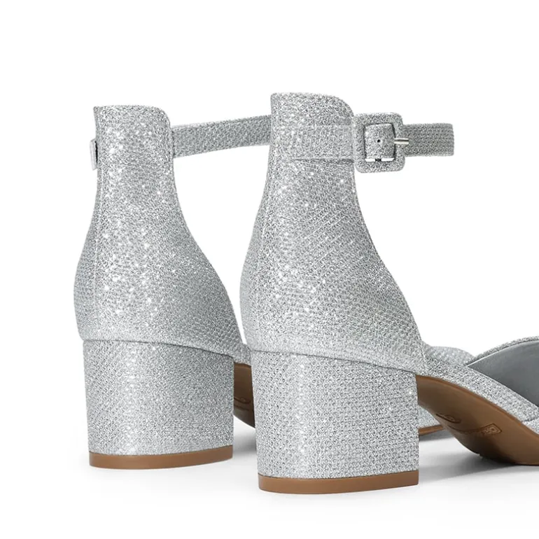 Women’s Round-Toe D’Orsay Block Heel Pumps