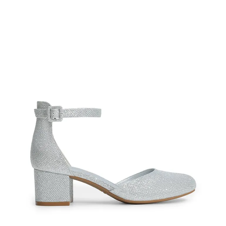 Women’s Round-Toe D’Orsay Block Heel Pumps