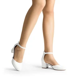 Women’s Round-Toe D’Orsay Block Heel Pumps
