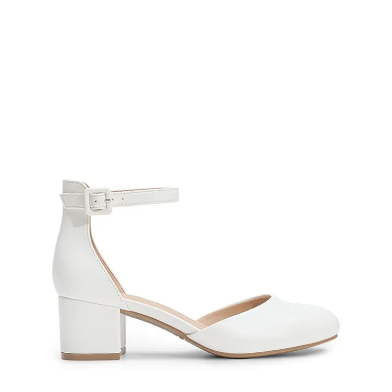 Women’s Round-Toe D’Orsay Block Heel Pumps