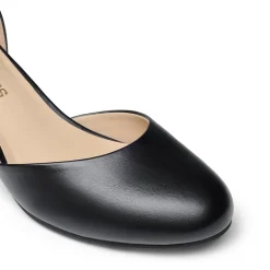 Women’s Round-Toe D’Orsay Block Heel Pumps