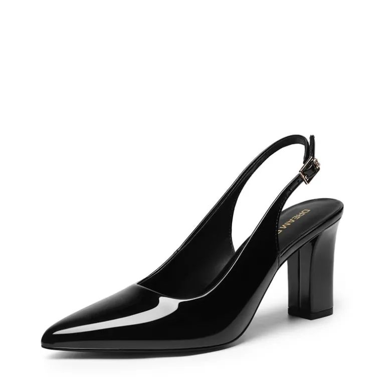Women’s Slingback Block Heel Pumps