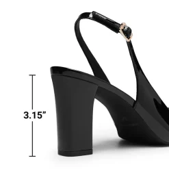 Women’s Slingback Block Heel Pumps