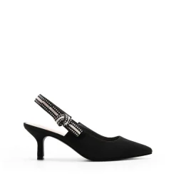Women's Slingback Kitten Heel Pumps.