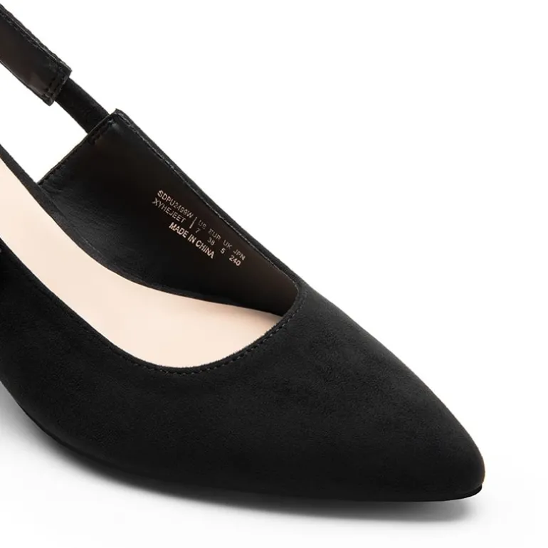 Women's Slingback Kitten Heel Pumps.