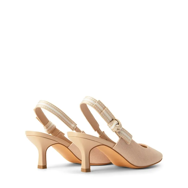 Women's Slingback Kitten Heel Pumps.