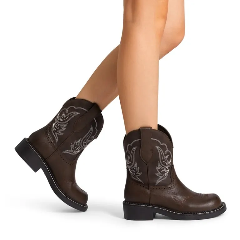 Women’s Slip-On Vintage Western Boots