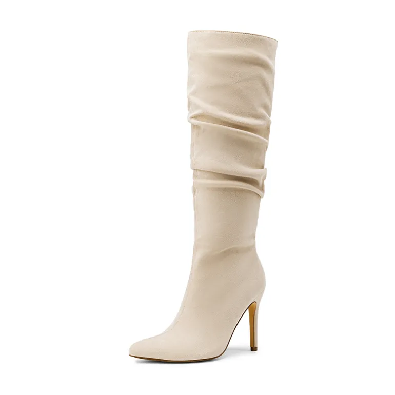 Women’s Slouch Stiletto Knee-High Boots