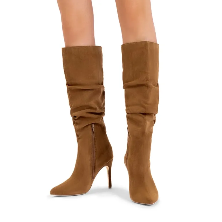 Women’s Slouch Stiletto Knee-High Boots