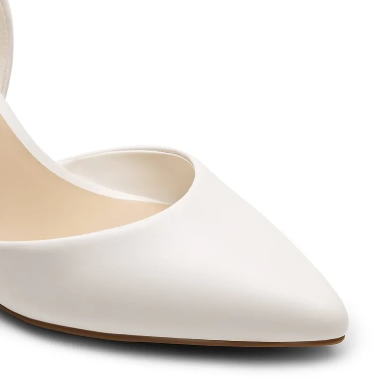 Women’s Sophisticated V-Cut Mid Heel Pumps