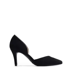 Women’s Sophisticated V-Cut Mid Heel Pumps