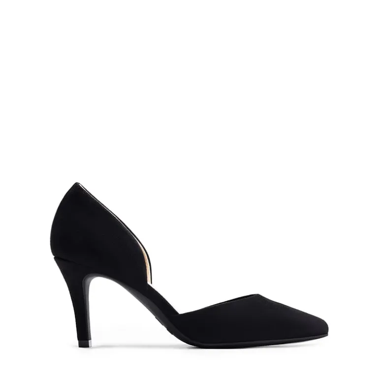 Women’s Sophisticated V-Cut Mid Heel Pumps
