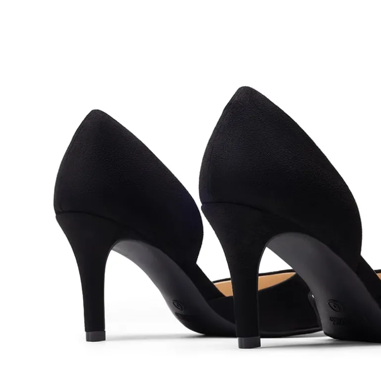 Women’s Sophisticated V-Cut Mid Heel Pumps