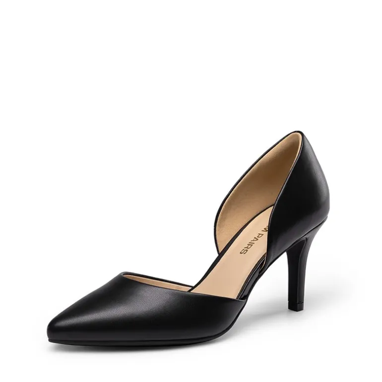 Women’s Sophisticated V-Cut Mid Heel Pumps