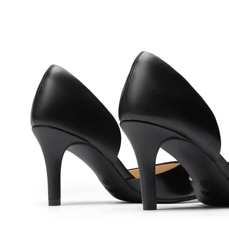 Women’s Sophisticated V-Cut Mid Heel Pumps