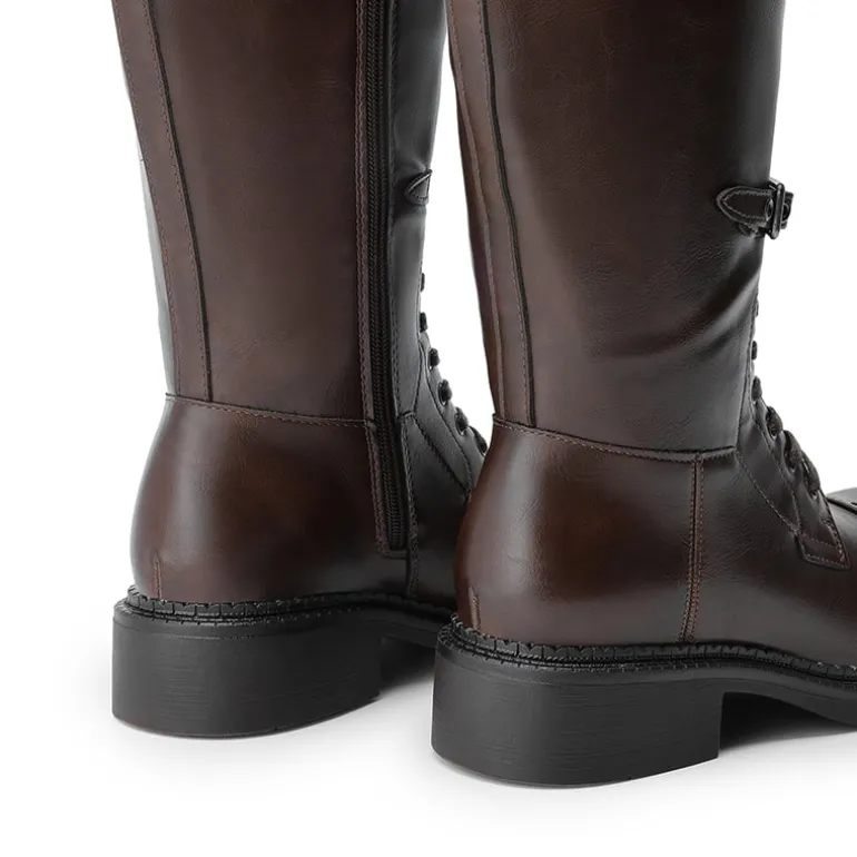 Women’s Square-Toe Block Heel Boots