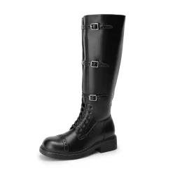 Women’s Square-Toe Block Heel Boots