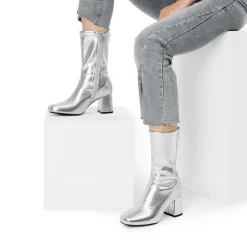 Women’s Square-Toe Block Heel Go-Go Boots