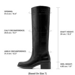 Women’s Square Toe Knee-High Western Boots