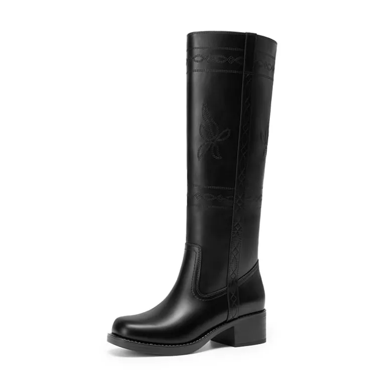 Women’s Square Toe Knee-High Western Boots
