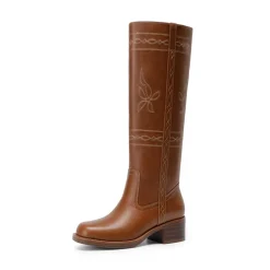 Women’s Square Toe Knee-High Western Boots