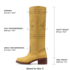 Women’s Square Toe Knee-High Western Boots
