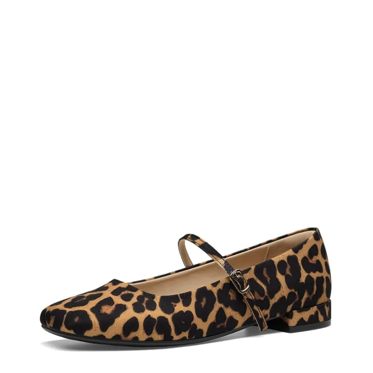 Women's Square-Toe Mary Jane Flats