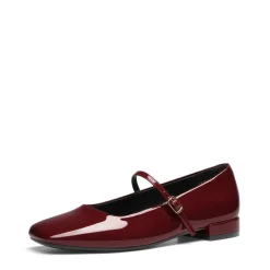 Women's Square-Toe Mary Jane Flats