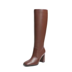 Women’s Square-Toe Sculpted Heel Boots