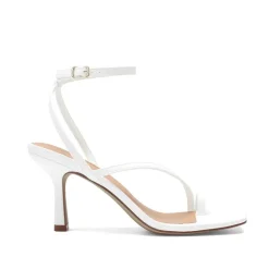 Women's Square-Toe Thong Kitten Heel Sandals