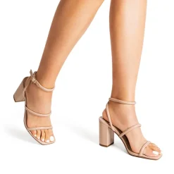 Women’s Strappy Chunky Heel Summer Sandals