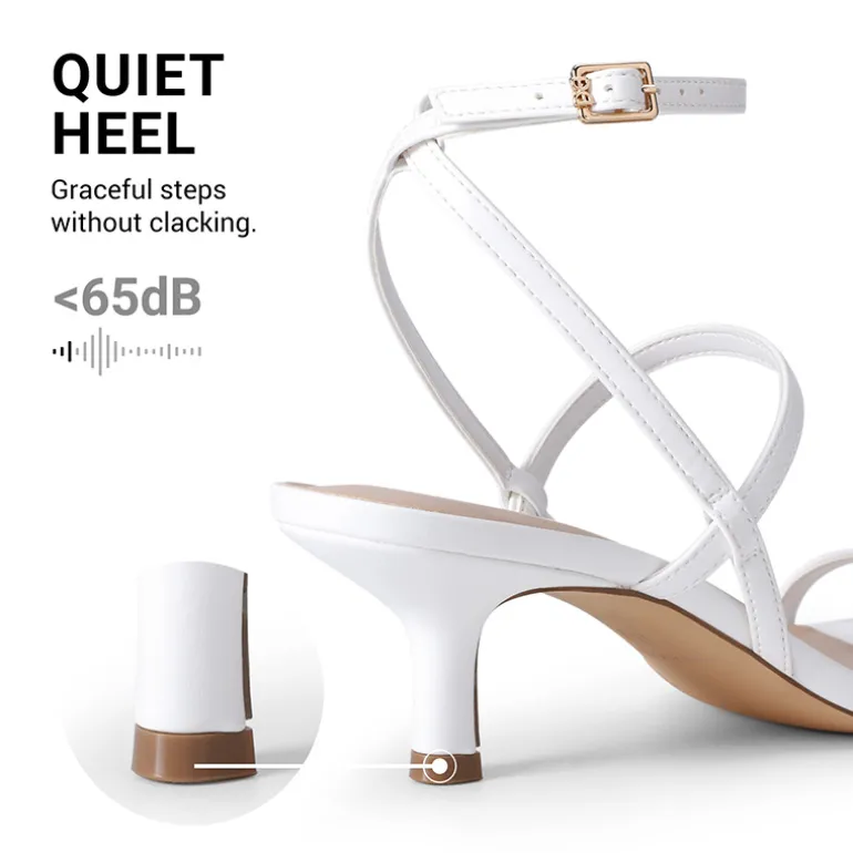 Women’s Strappy Kitten Heel Sandals