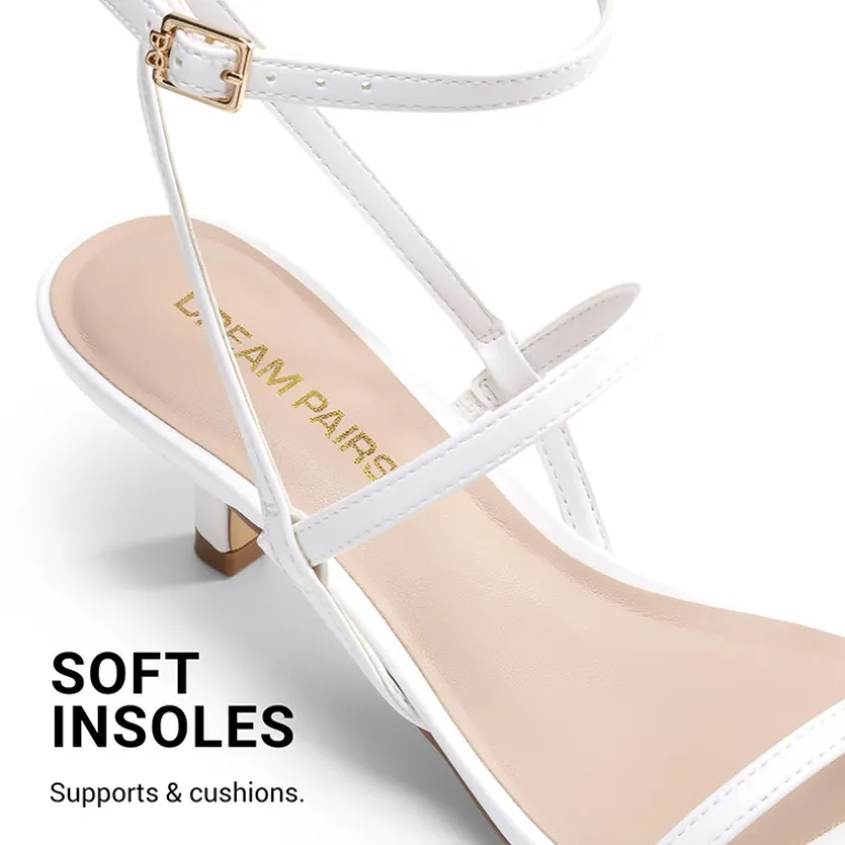 Women’s Strappy Kitten Heel Sandals