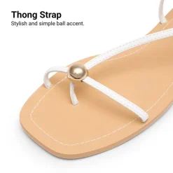 Women’s Strappy Sandals with Metal Accents