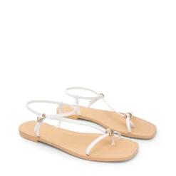 Women’s Strappy Sandals with Metal Accents
