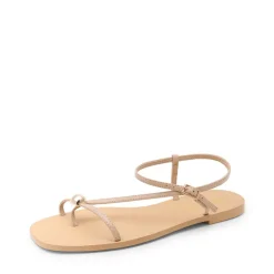 Women’s Strappy Sandals with Metal Accents