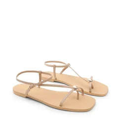 Women’s Strappy Sandals with Metal Accents