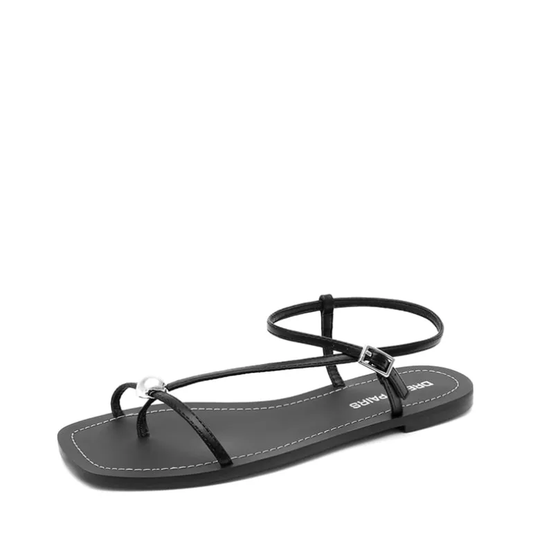 Women’s Strappy Sandals with Metal Accents