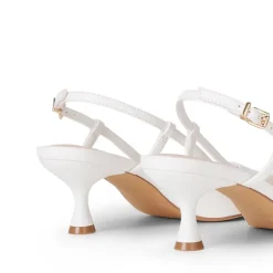 Women’s Streamlined Kitten Heel Slingback Sandals