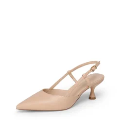 Women’s Streamlined Kitten Heel Slingback Sandals