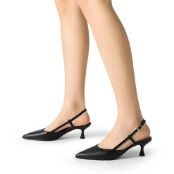 Women’s Streamlined Kitten Heel Slingback Sandals