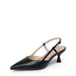Women’s Streamlined Kitten Heel Slingback Sandals