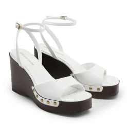 Women’s Studded Square-Toe Boho Wedge Sandals