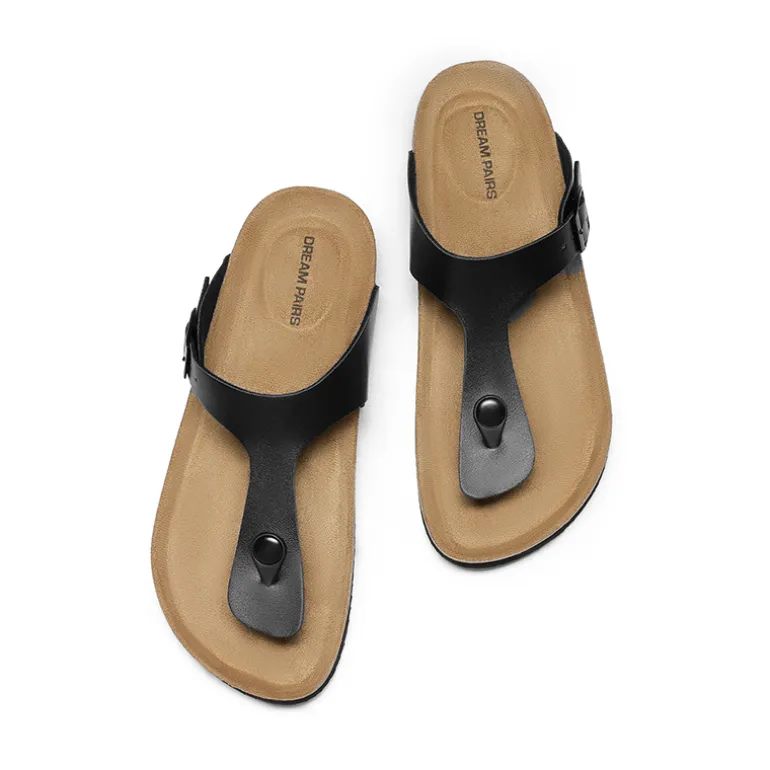Women's Supportive Cork Flip Flops