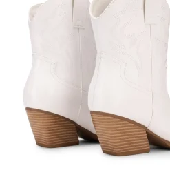 Women’s Vegan Leather Cowgirl Ankle Boots
