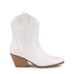 Women’s Vegan Leather Cowgirl Ankle Boots