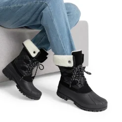 Women’s Waterproof Faux Wool Winter Boots